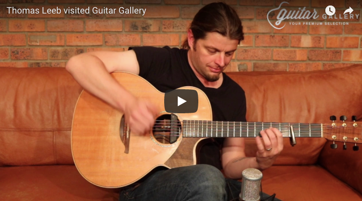 Thomas Leeb visiting Guitar Gallery