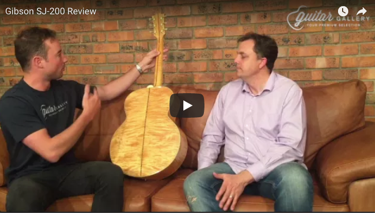 Guitar Gallery reviews the Gibson SJ-200 guitar