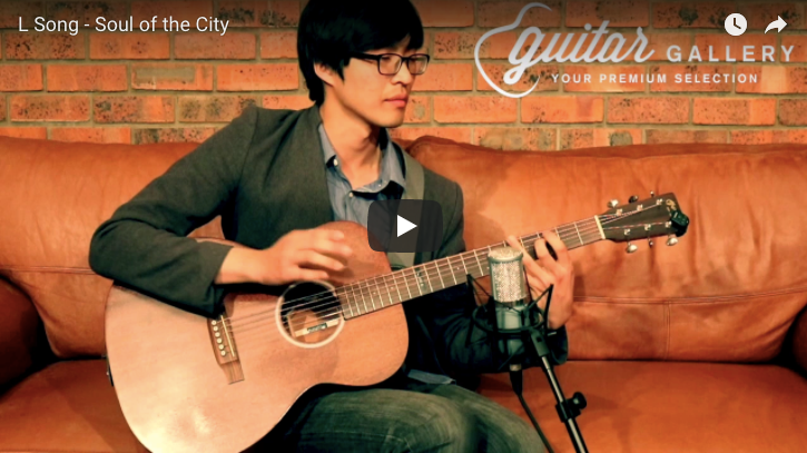 L Song visited Guitar Gallery and rocked on his Martin 000-RS1.