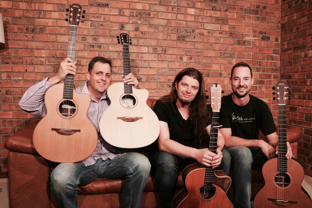 Thomas Leeb visited Guitar Gallery, proud agents and reseller of Lowden guitars