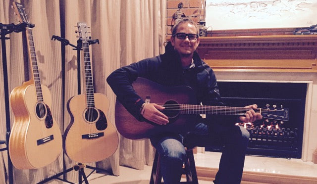 Jakes with his new Martin D-15