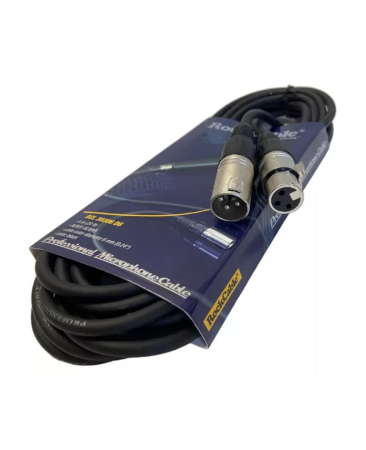 Warwick RCL30306D6 XLR-XLR Microphone Cable 6M