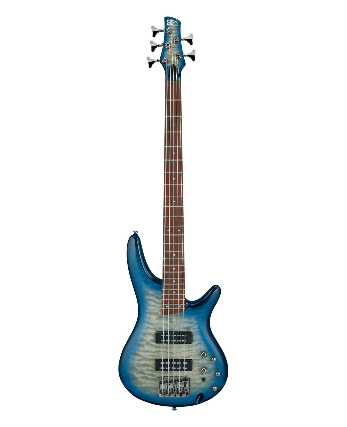 Ibanez SR405EQM Standard 5-String Bass Guitar - Stained Cosmic Blue Starburst