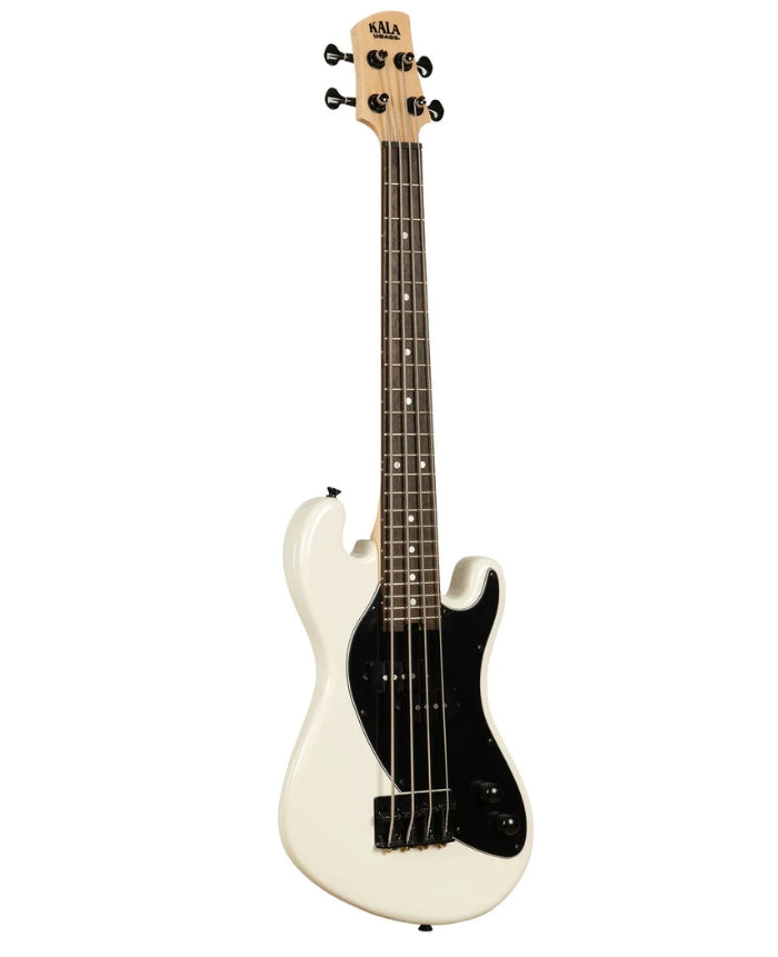 KALA Solid Body 4-String Sweet Cream Fretted U-BASS