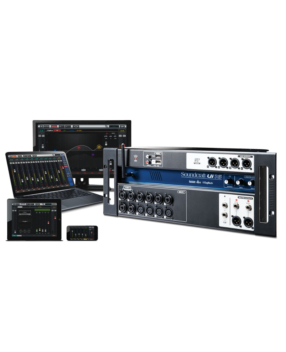 Soundcraft Ui16 16-Input Remote-Controlled Digital Mixer