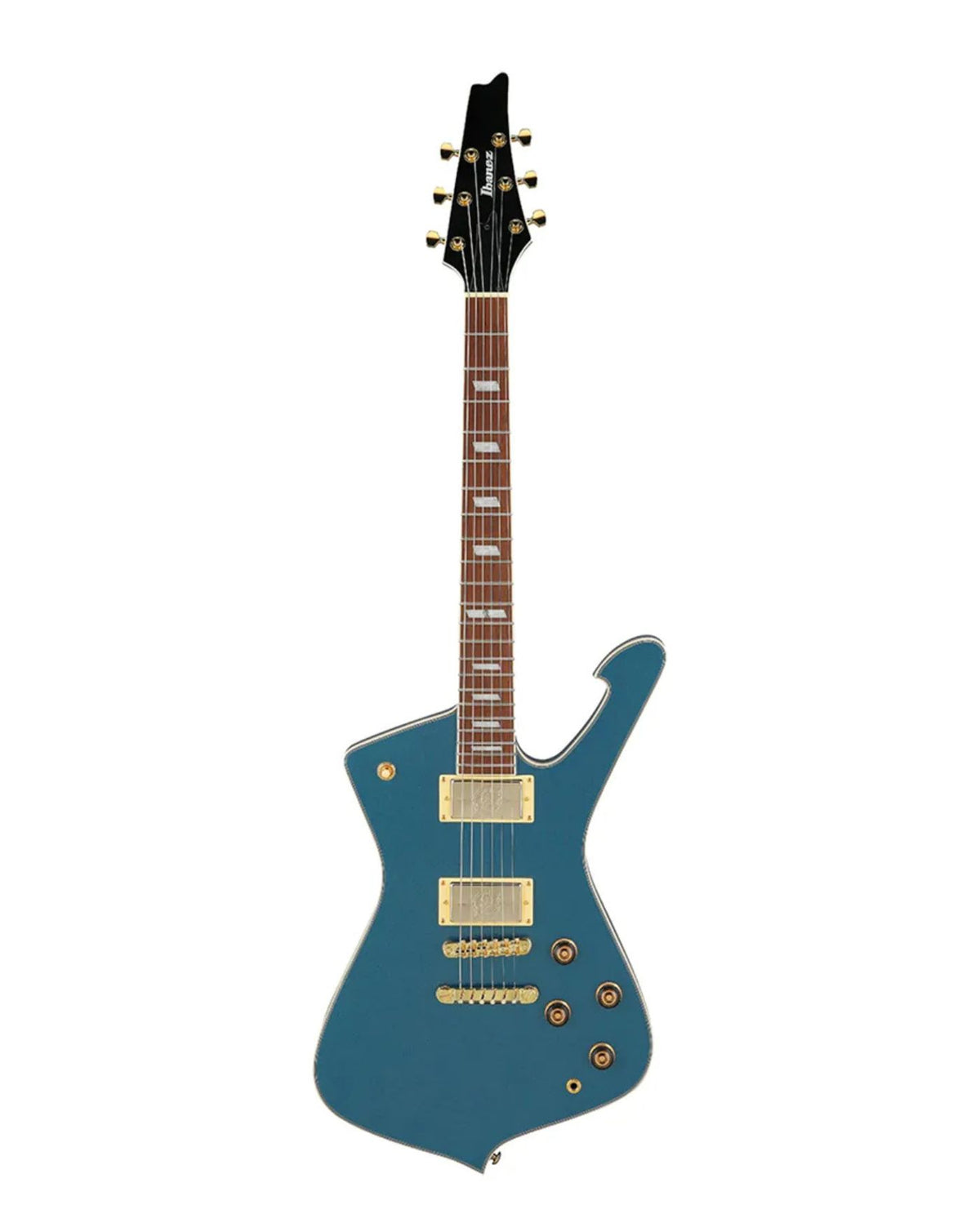 Ibanez Iceman Standard Series IC420 Electric Guitar Antique Blue Metallic