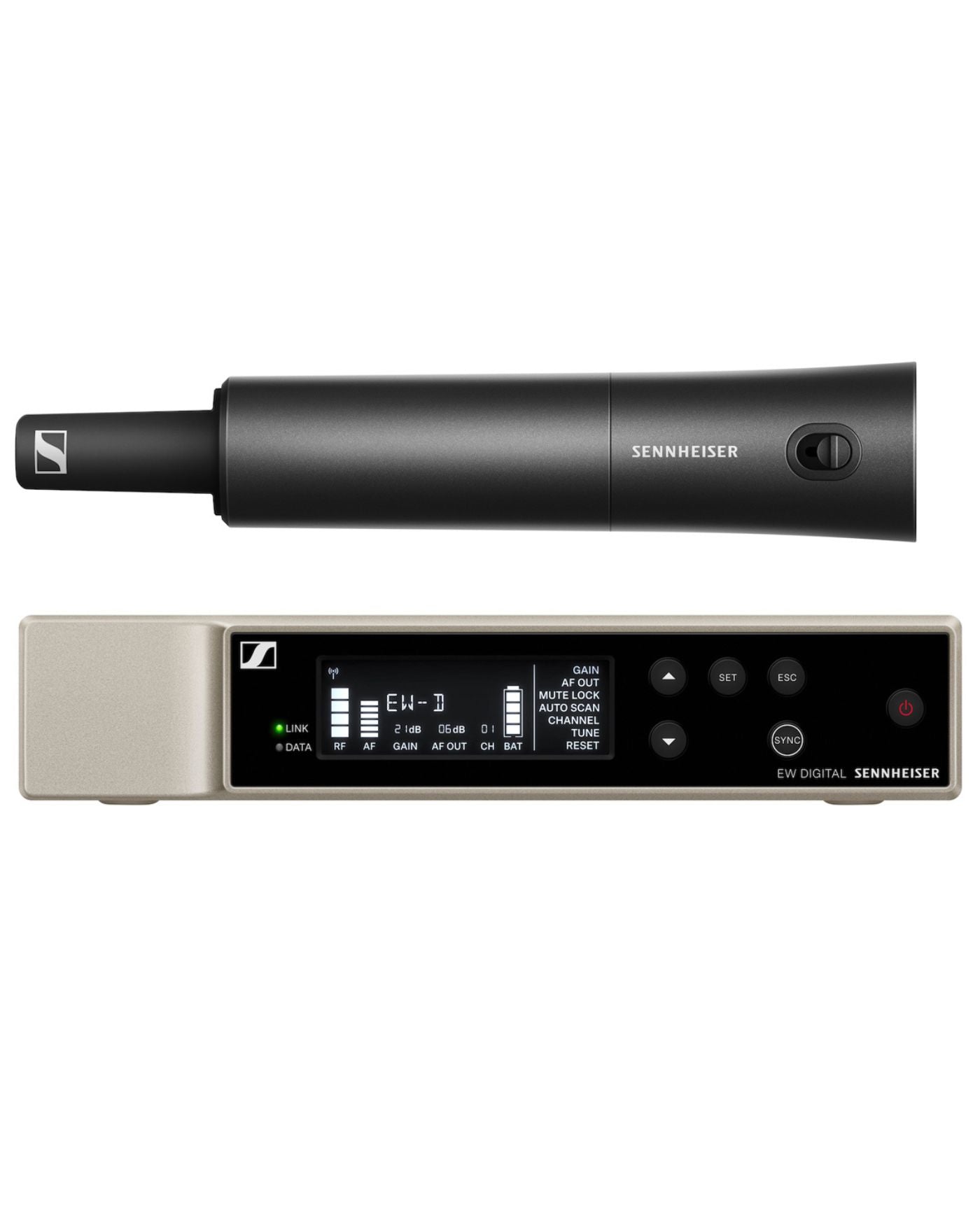 Sennheiser EW-D SKM-S Base Set (S1-7) – Wireless Handheld System Without Capsule, 606.2–662MHz