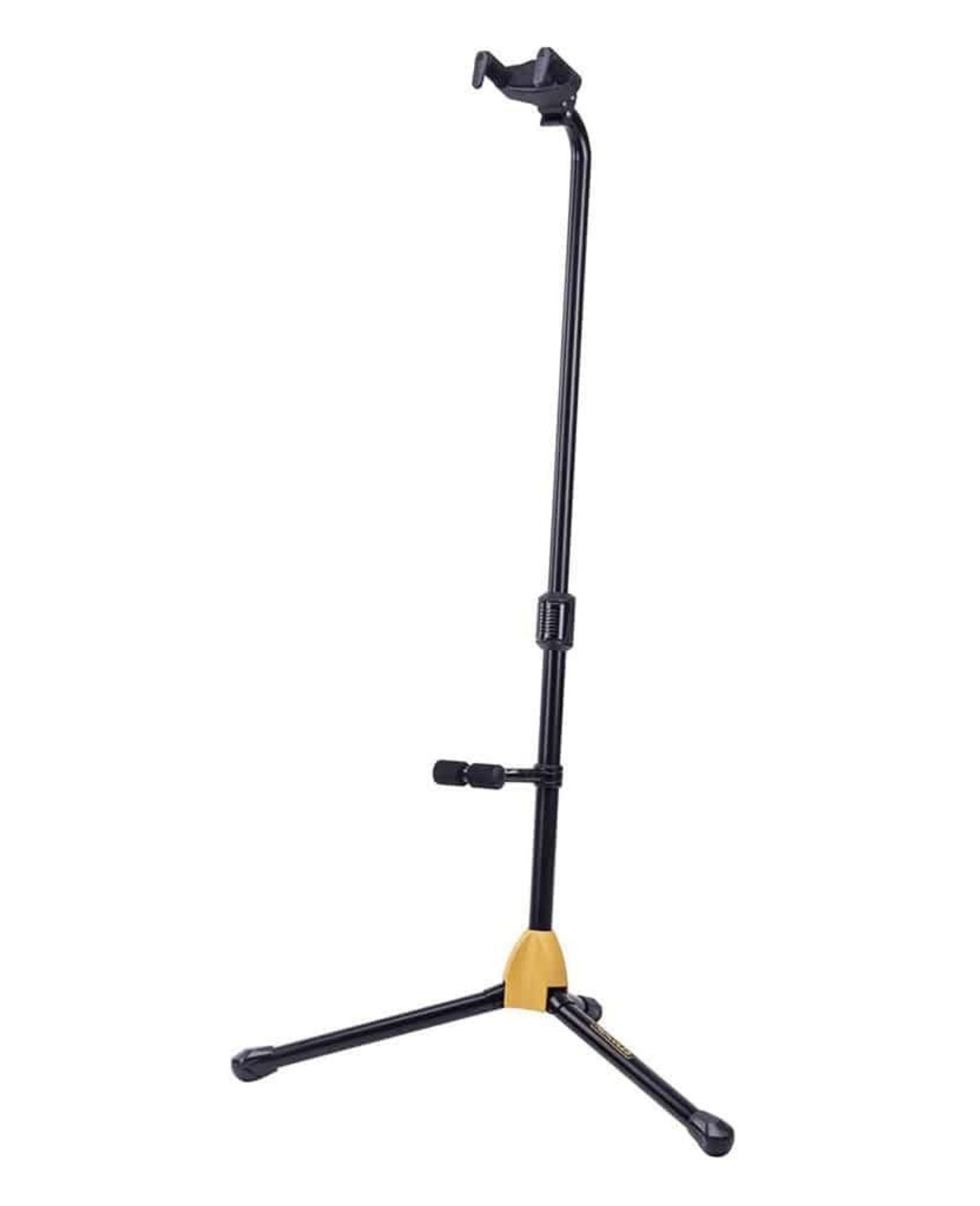 Hercules Stands GS412B PLUS Auto Grip Guitar Stand with Foldable Backrest
