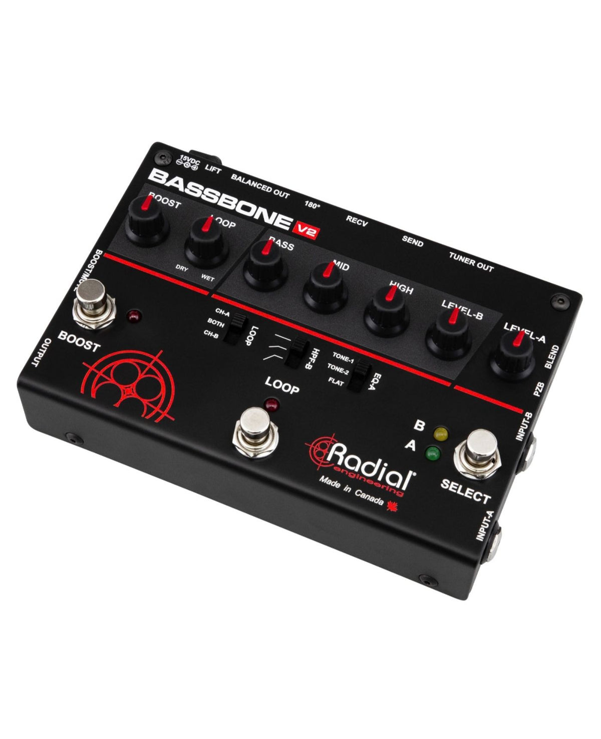 Radial Bassbone V2 Dual-Input Bass Preamp &amp; DI