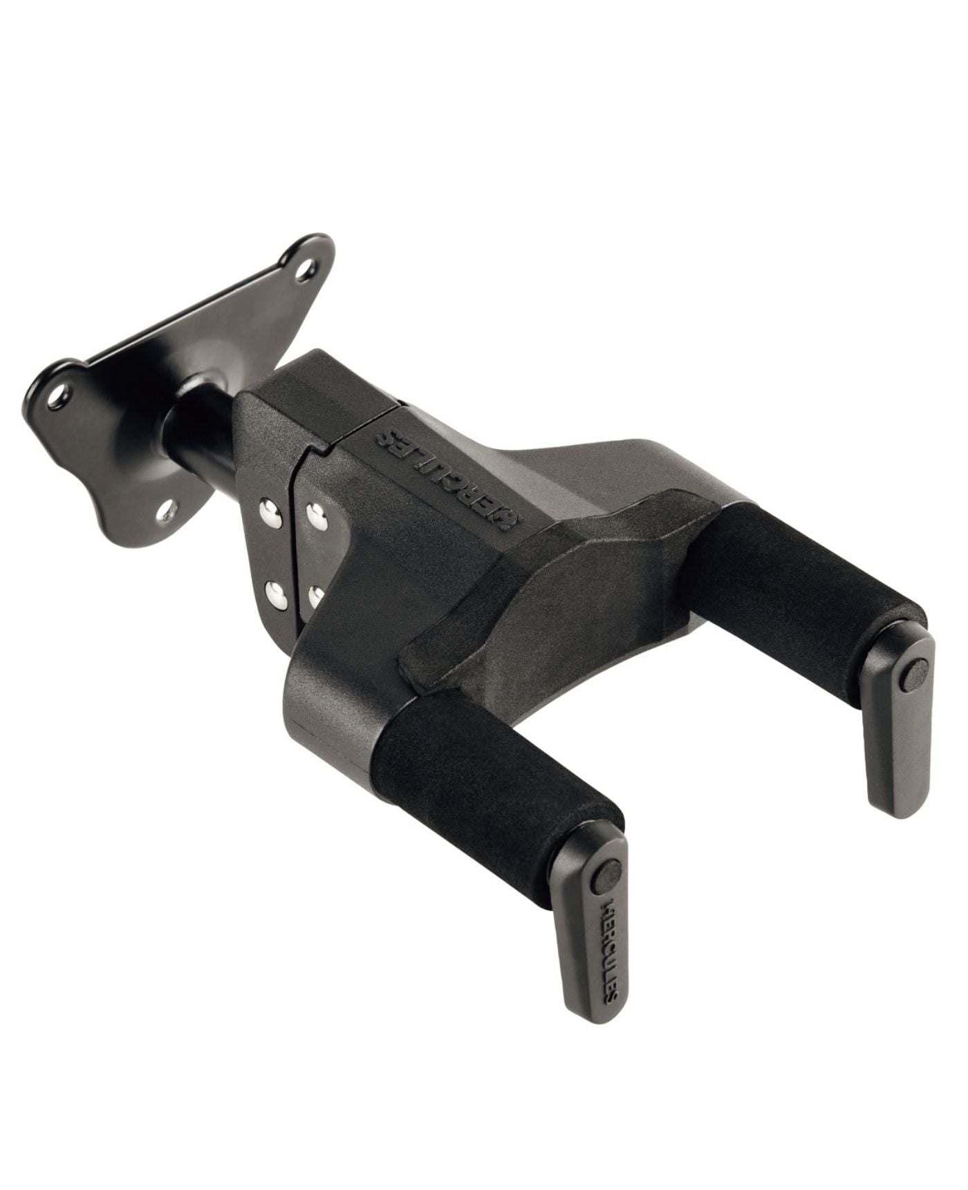 Hercules Stands GSP39WB PLUS Auto Grip Guitar Hanger for Wall Mounting w/ Steel Base, Short Arm