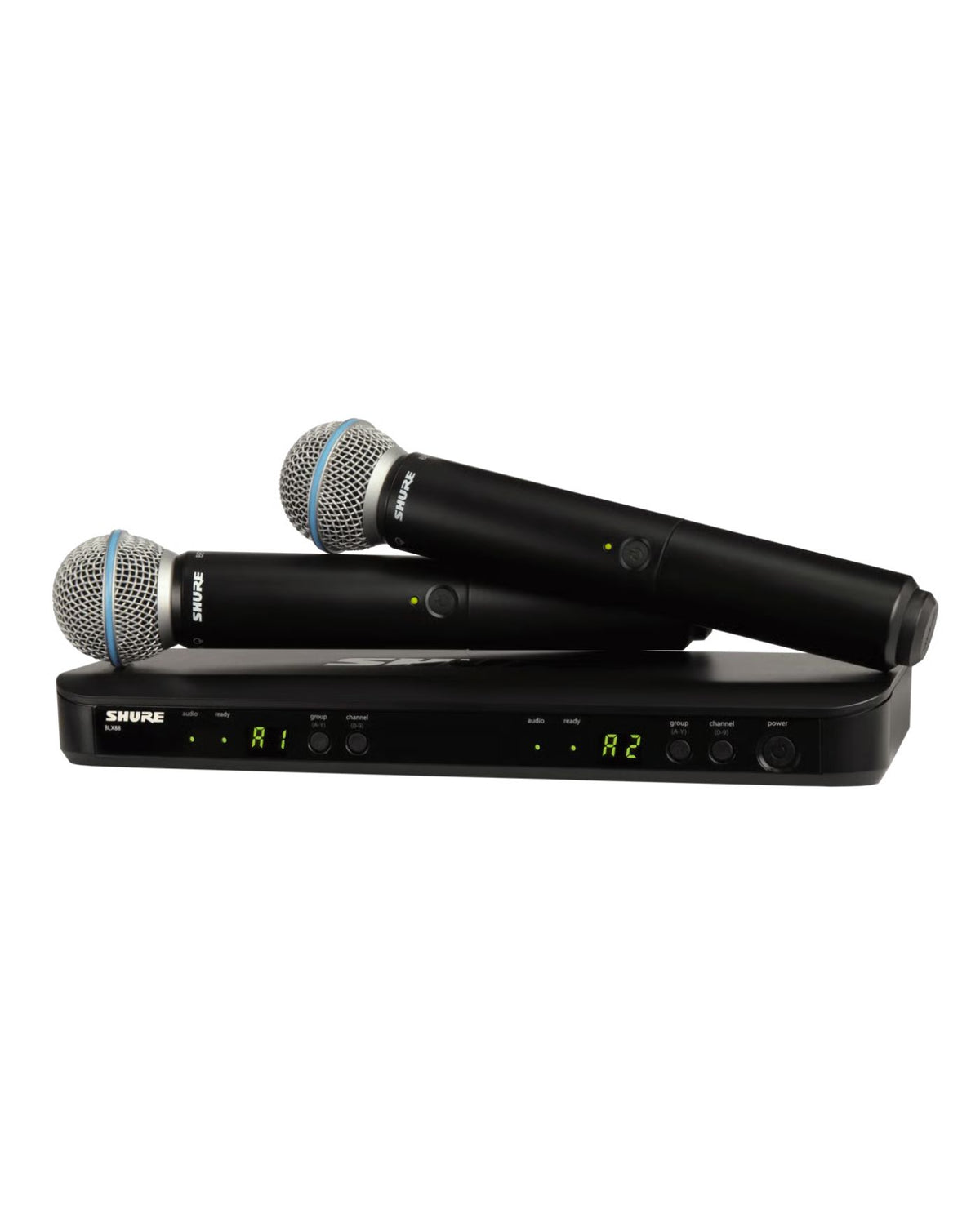 Shure BLX288/B58-H8E Dual Channel Wireless Vocal System with 2× BETA 58A