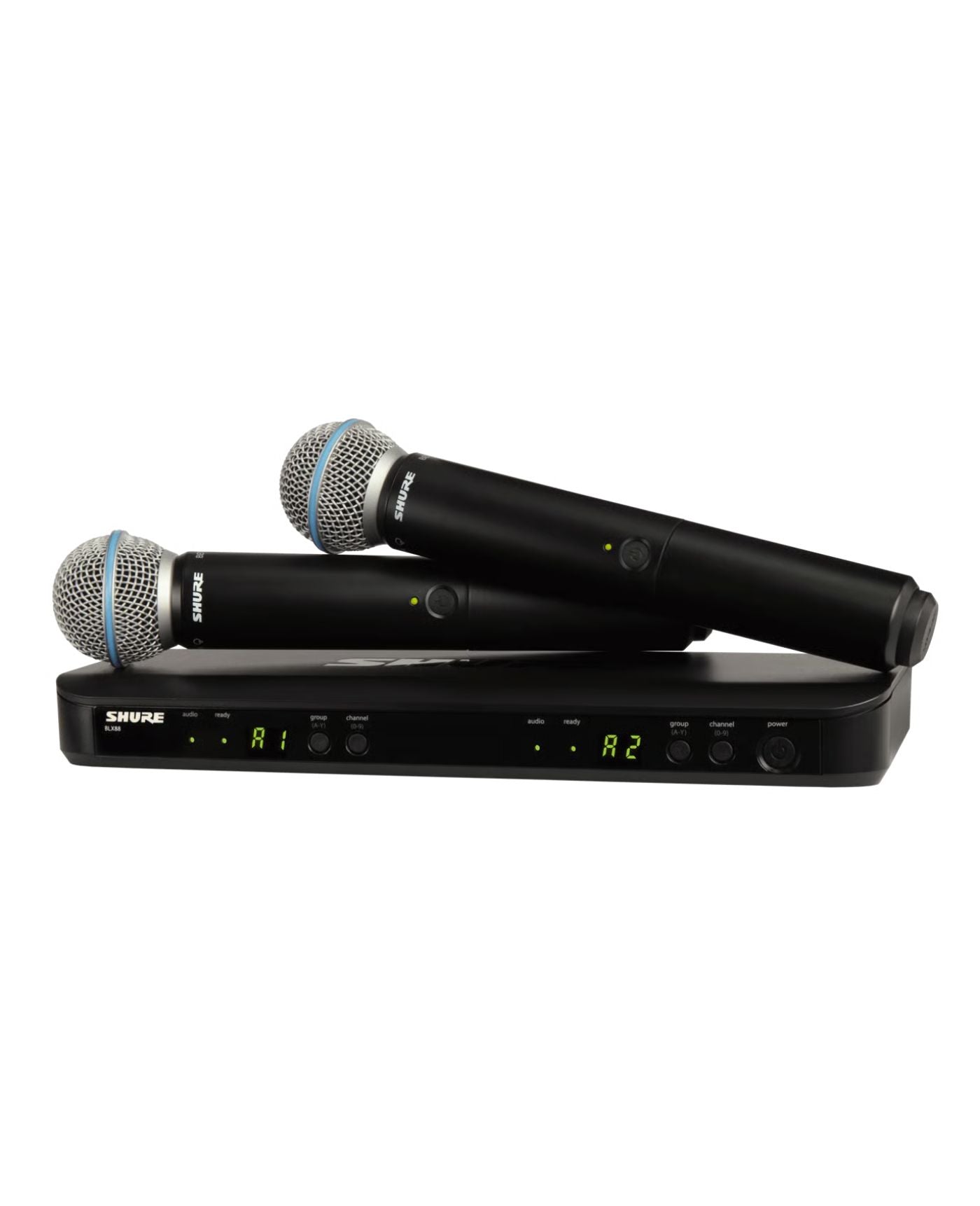 Shure BLX288/B58-H8E Dual Channel Wireless Vocal System with 2× BETA 58A