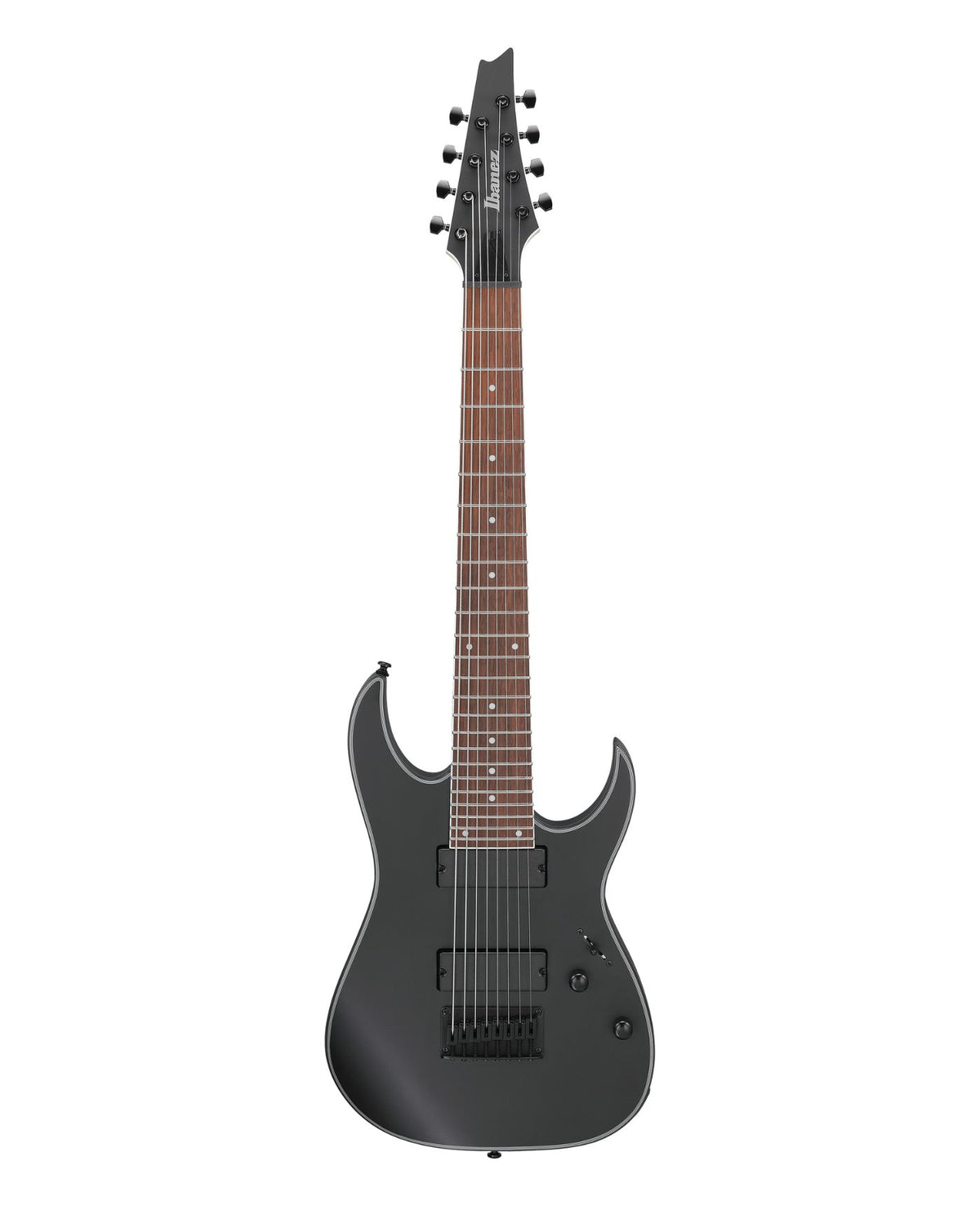 Ibanez RG8EX Solidbody 8-String Electric Guitar, Black Flat