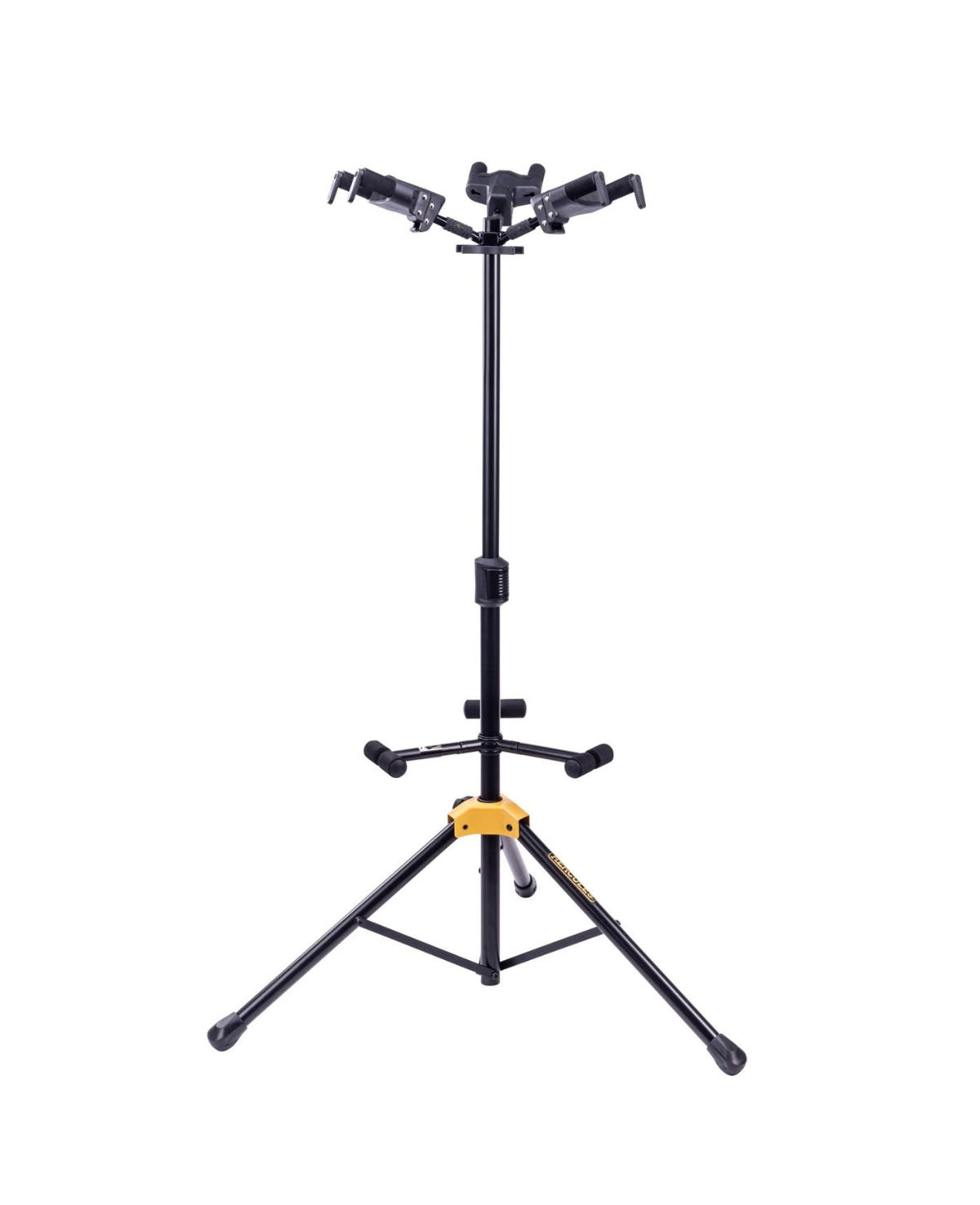 Hercules Stands GS432B PLUS Auto Grip Tri Guitar Stand w/ Foldable Backrest