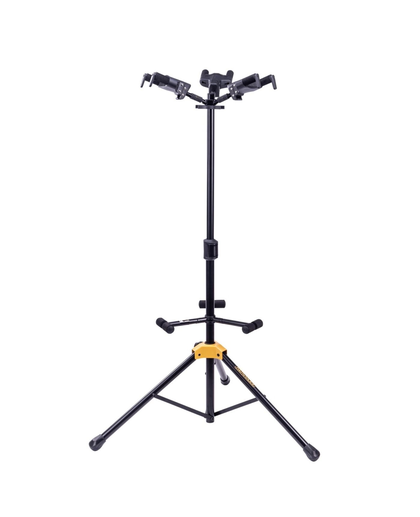 Hercules Stands GS432B PLUS Auto Grip Tri Guitar Stand w/ Foldable Backrest