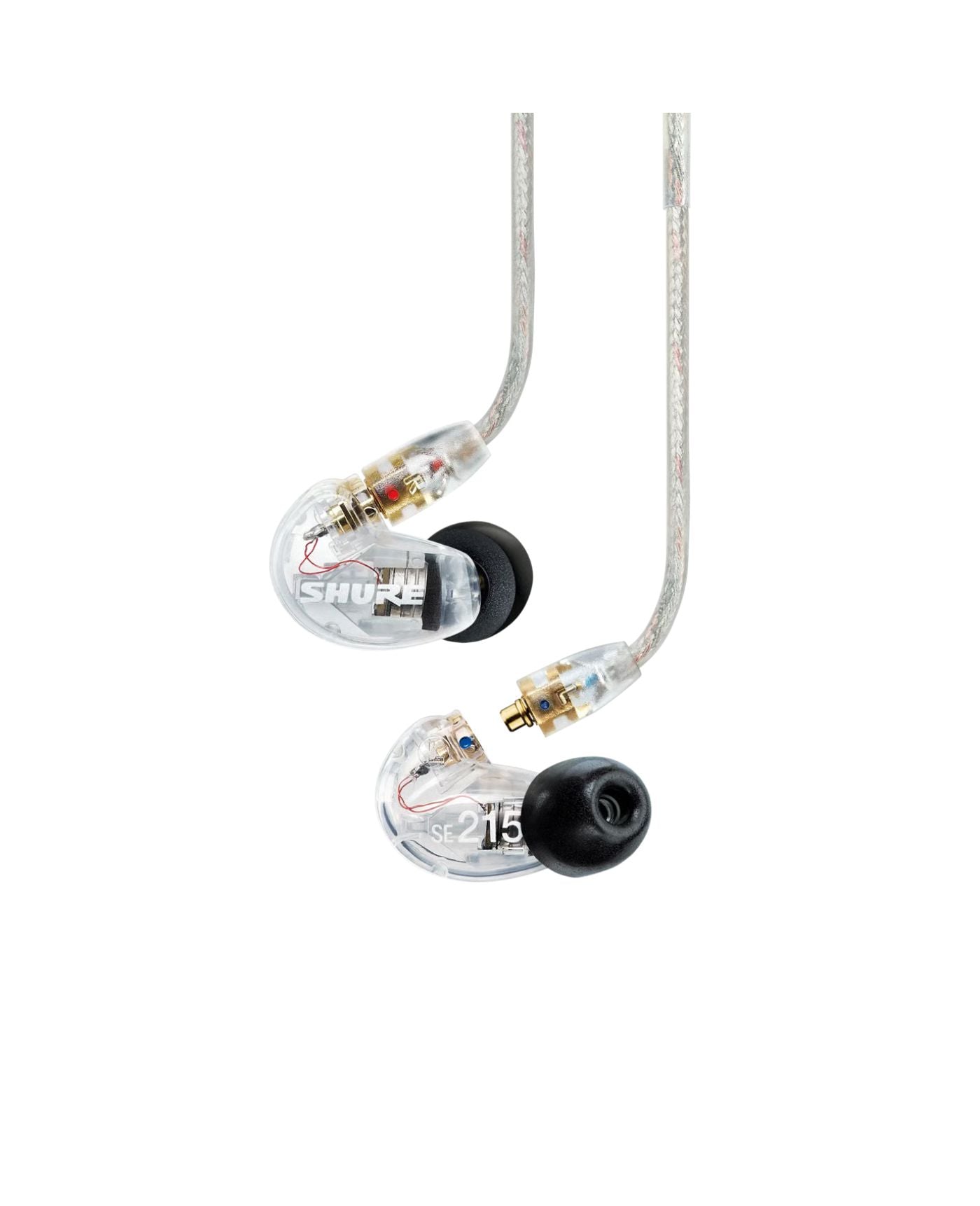 Shure SE215-CL Sound Isolating In-Ear Stereo Earphones (Clear)