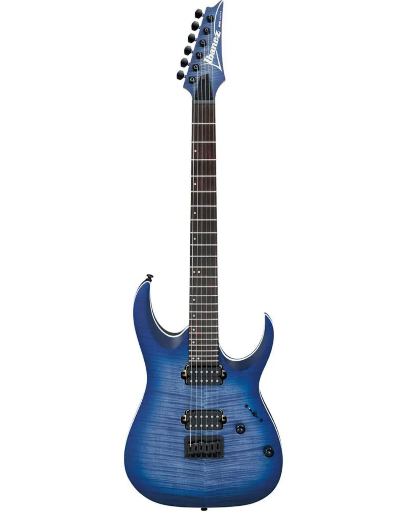 Ibanez RGA Standard RGA42FM Electric Guitar, Rosewood Fretboard, Blue Lagoon Burst Flat