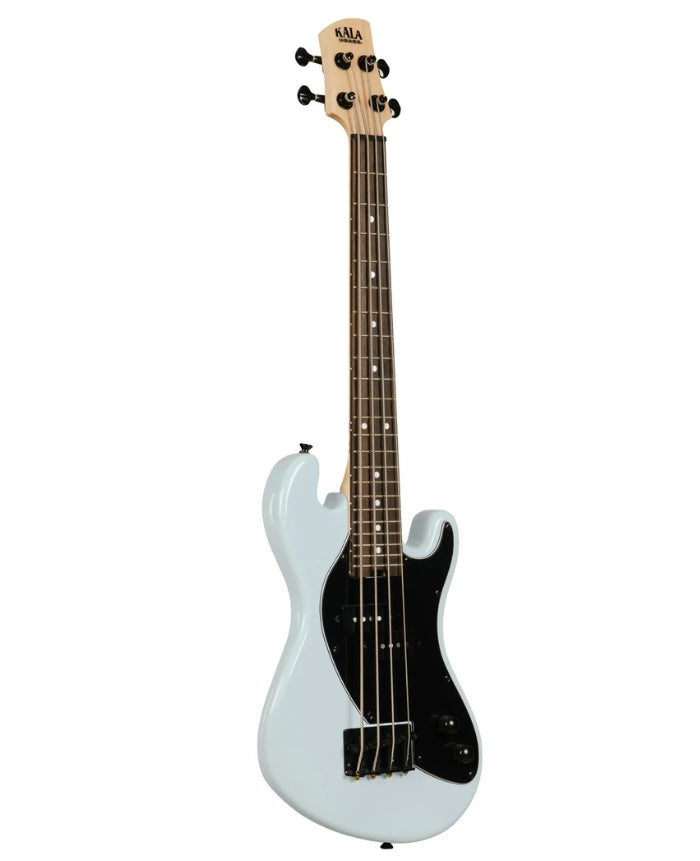 KALA Solid Body 4-String Powder Blue Fretted U-BASS