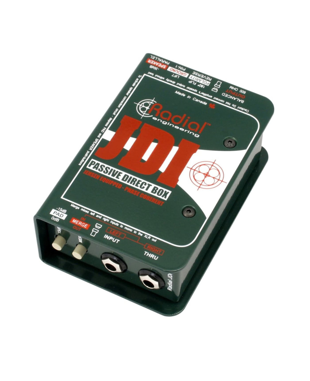 Radial JDI Passive DI for Acoustic Guitar, Bass &amp; Keyboards