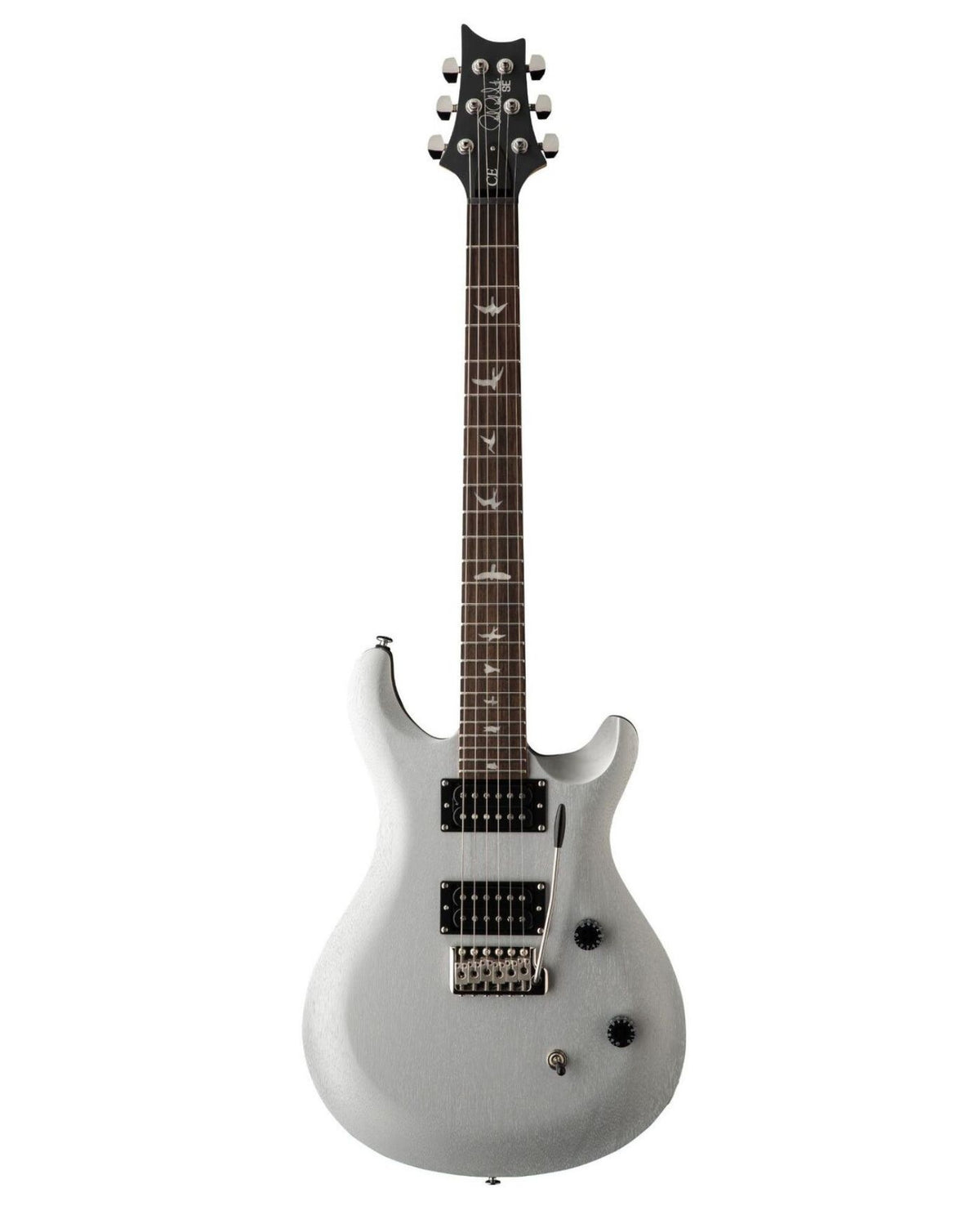PRS SE CE24 Standard Satin Electric Guitar - Metallic Silver Satin