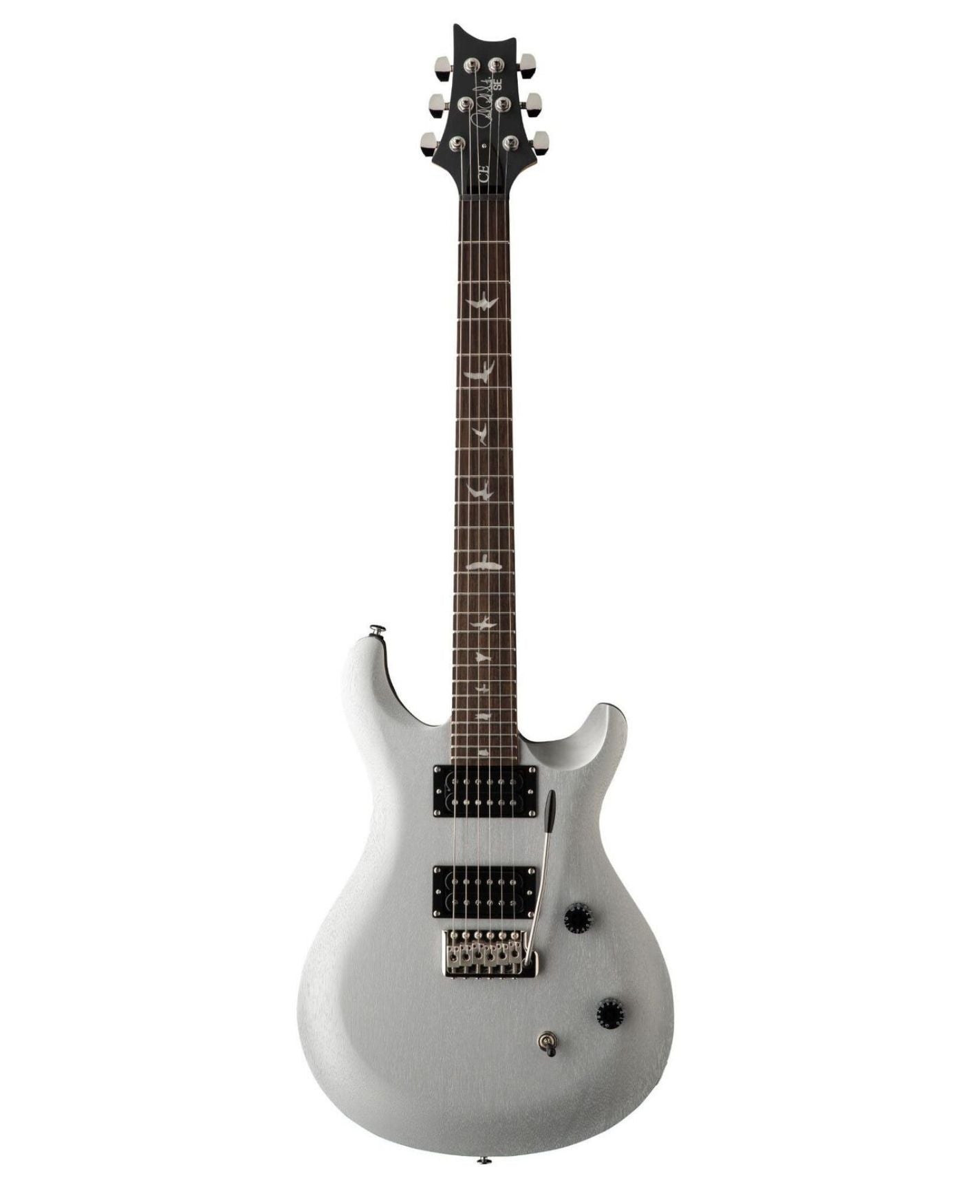 PRS SE CE24 Standard Satin Electric Guitar - Metallic Silver Satin