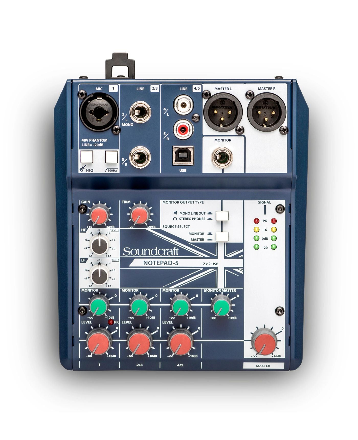 Soundcraft Notepad-5 5-Channel Desktop Mixer with USB