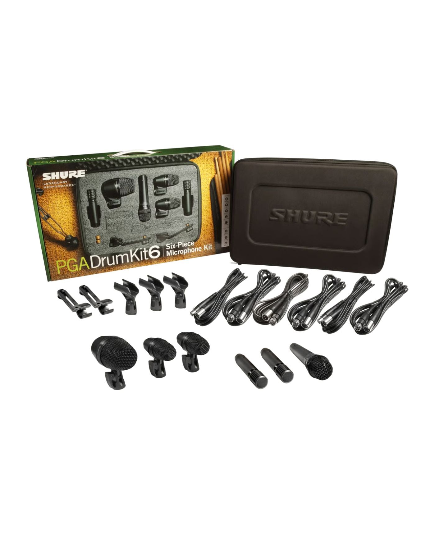 Shure PGADRUMKIT6 PG Alta 6-Piece Drum Microphone Kit