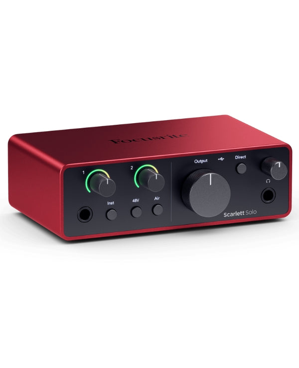 DTM・DAW Focusrite scarlet solo gen 4 Focusrite Scarlett Solo 4th Generation - Guitar Gallery