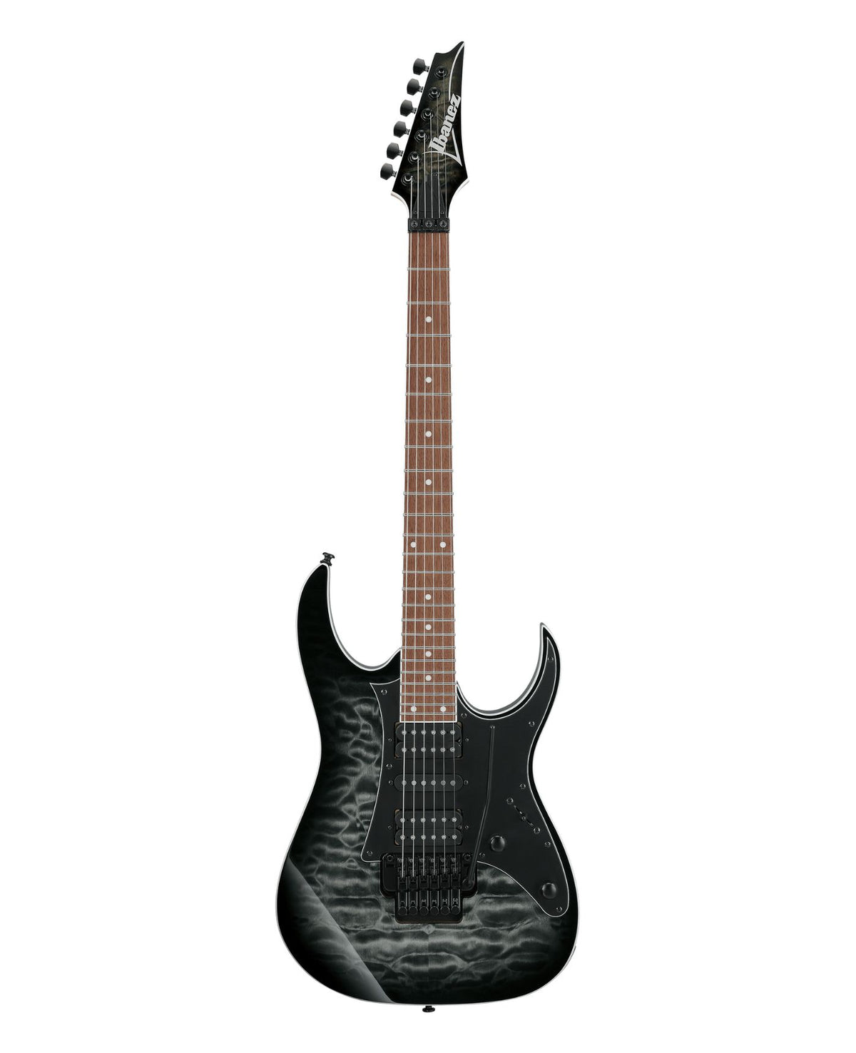Ibanez RG450QMB Solidbody Electric Guitar, Transparent Gray Burst