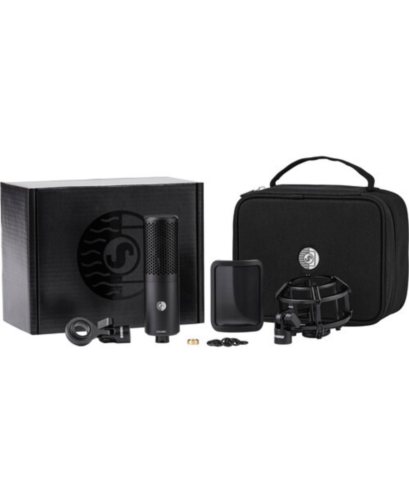 Shure KSM40C Cardioid Large-Diaphragm Condenser Microphone Studio Bundle (Charcoal)