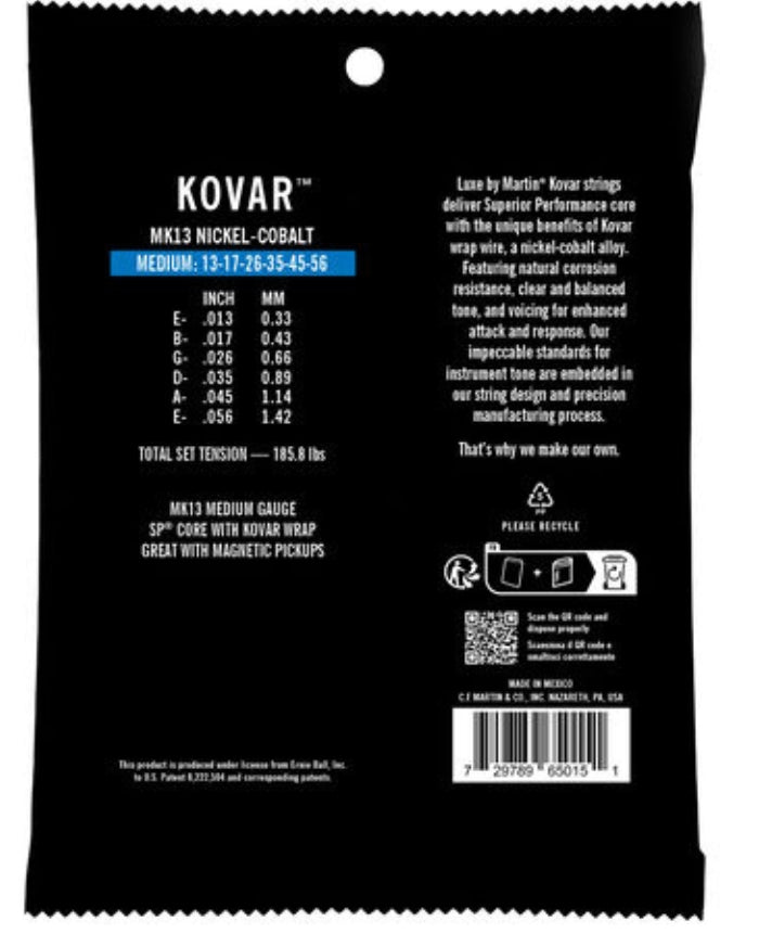 Martin Strings Luxe Acoustic Guitar Kovar - 013-056