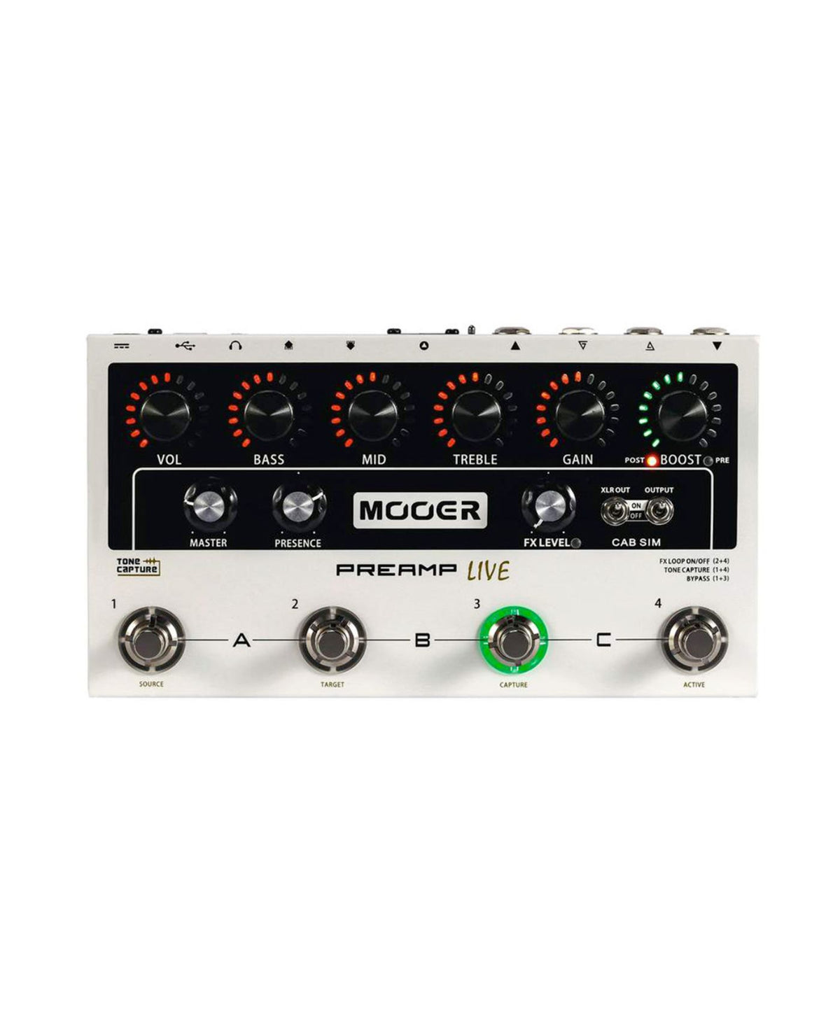 MOOER Preamp Live – Digital Multi-Effects Pedal