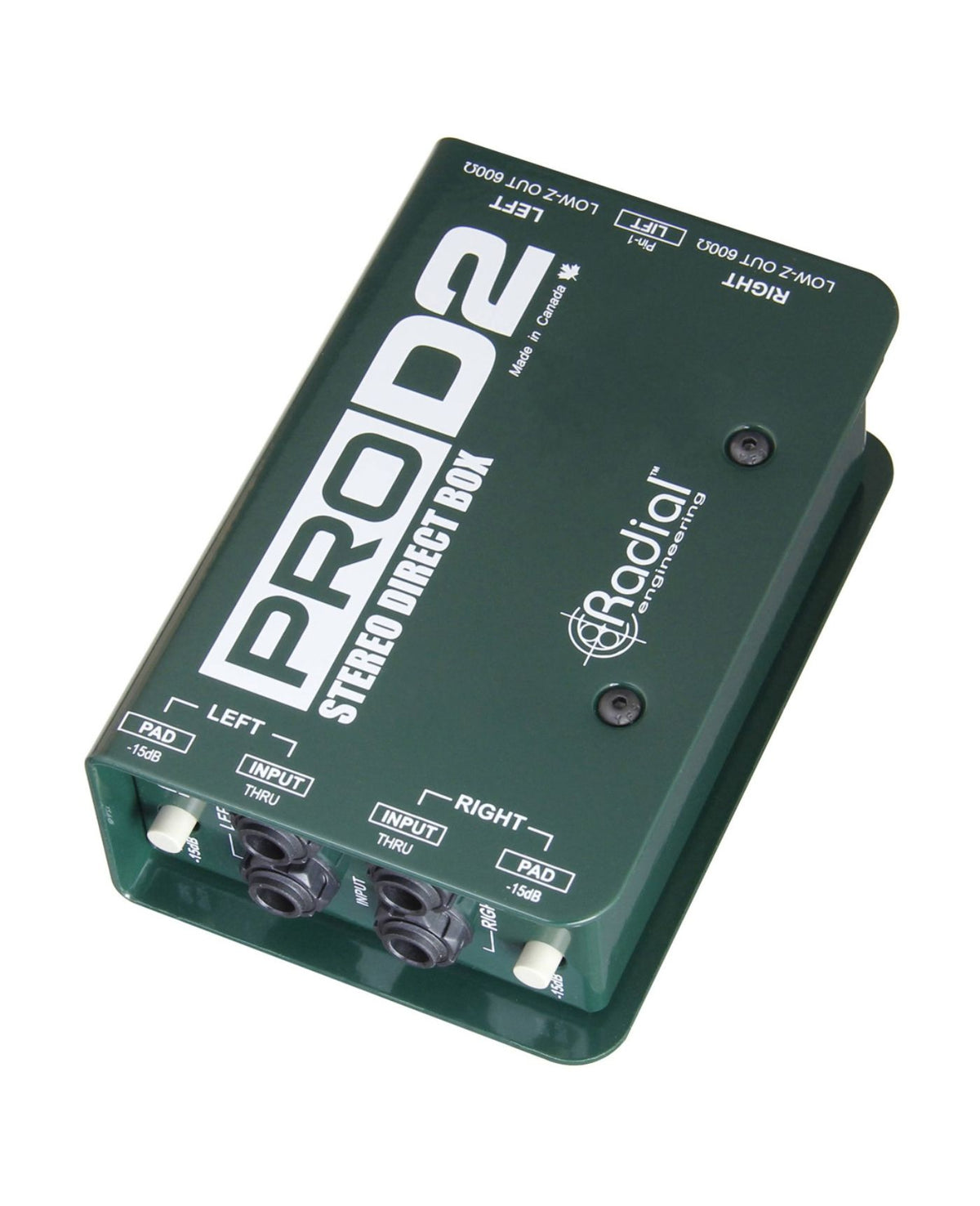 Radial ProD2 Two-Channel Passive Stereo DI for Keyboards