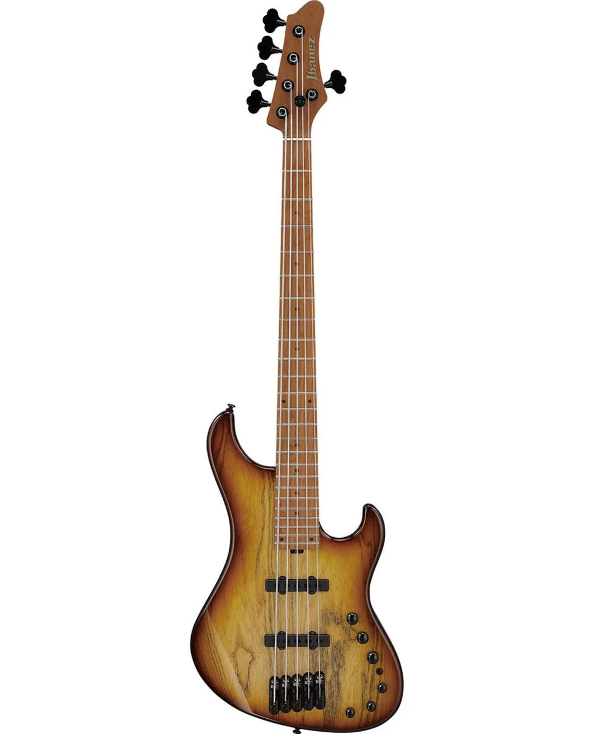 Ibanez MDM Mode Series MDM1305 5-String Electric Bass Guitar Natural Stained Amber Burst
