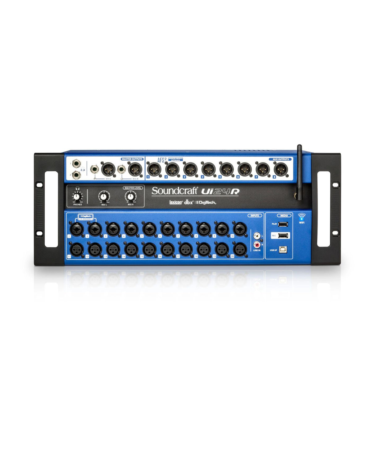 Soundcraft Ui24R 24-Channel Digital Mixer / Multitrack USB Recorder with Wireless Control