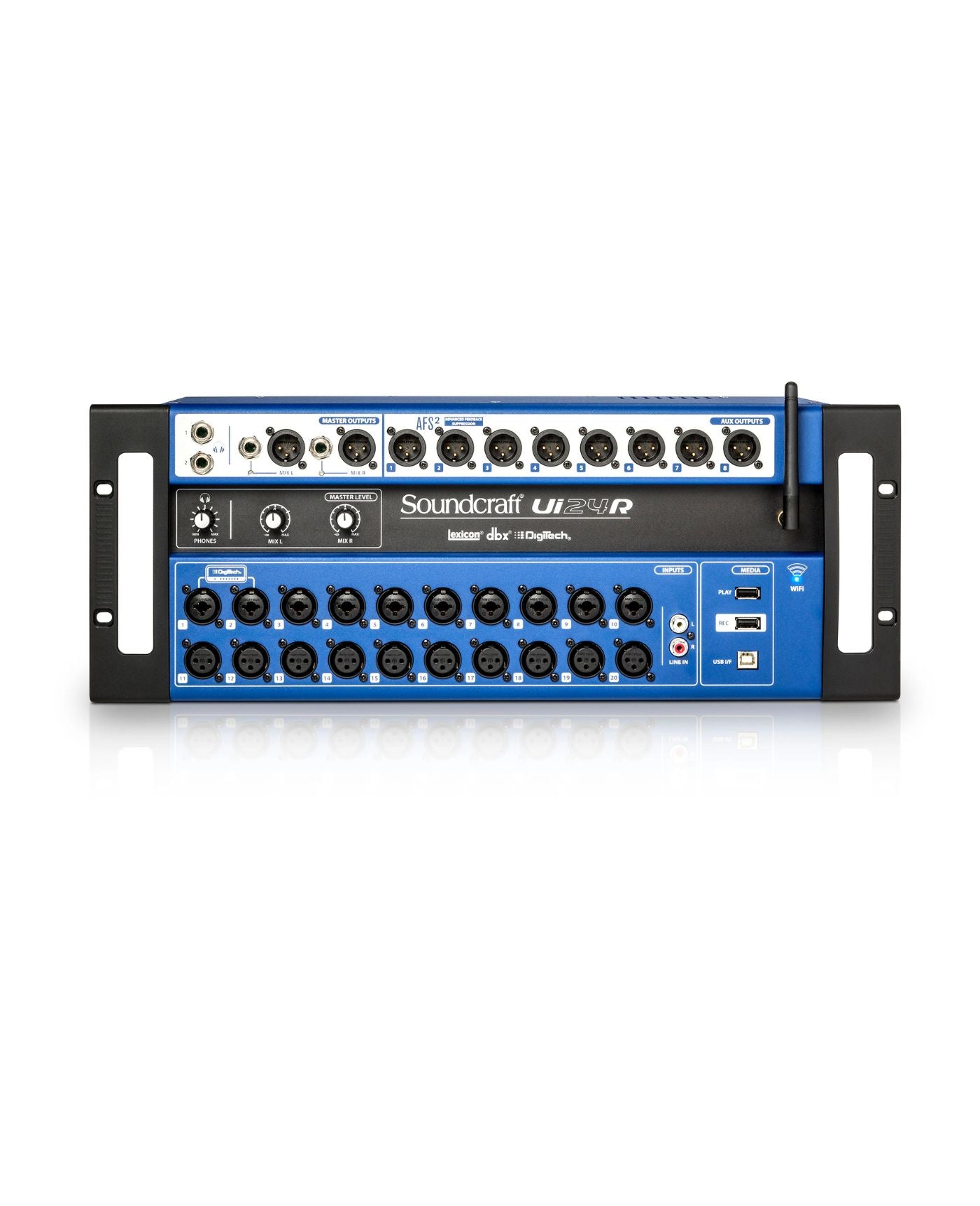Soundcraft Ui24R 24-Channel Digital Mixer / Multitrack USB Recorder with Wireless Control