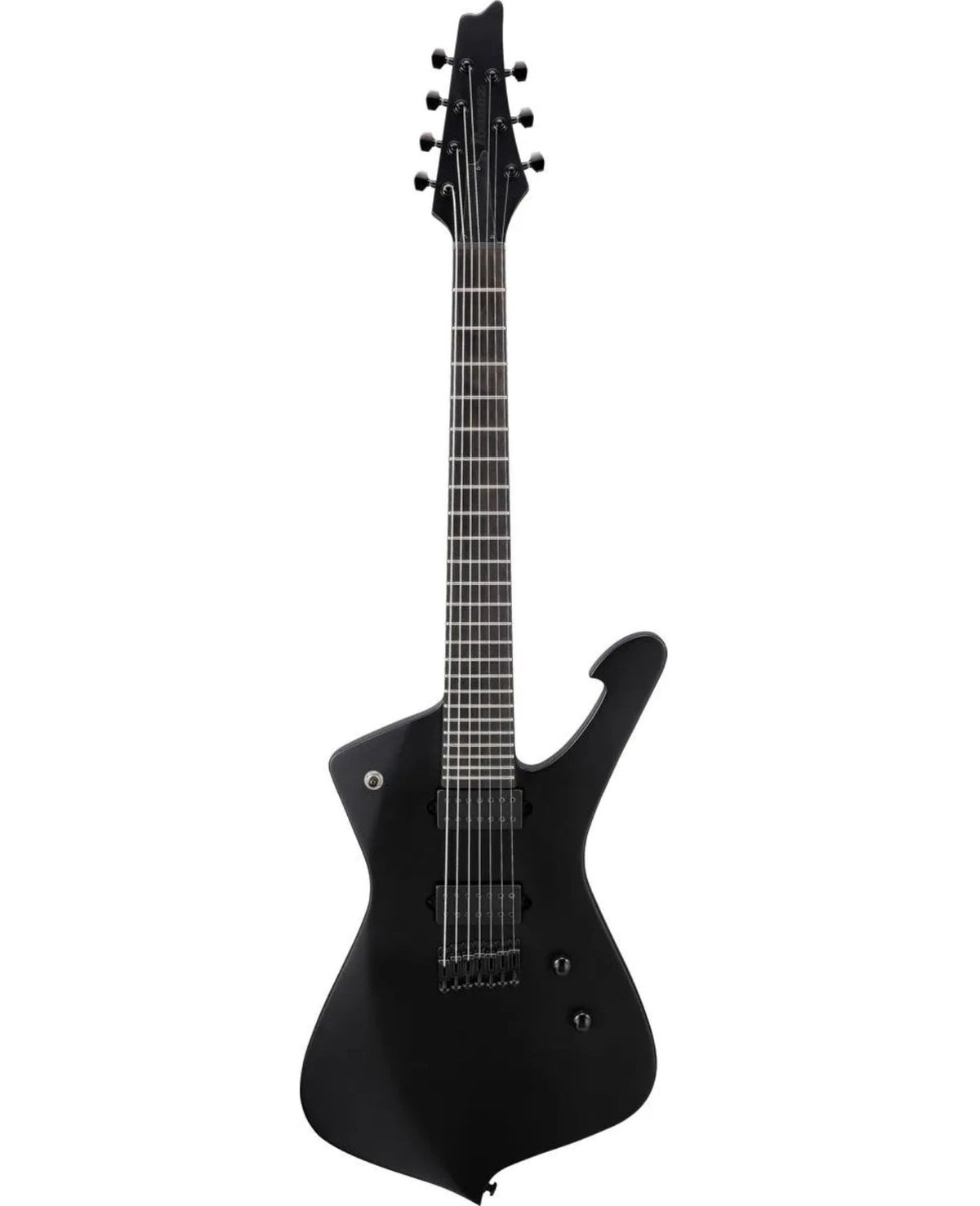 Ibanez Iron Label Iceman ICTB721 7-String Electric Guitar Black Flat