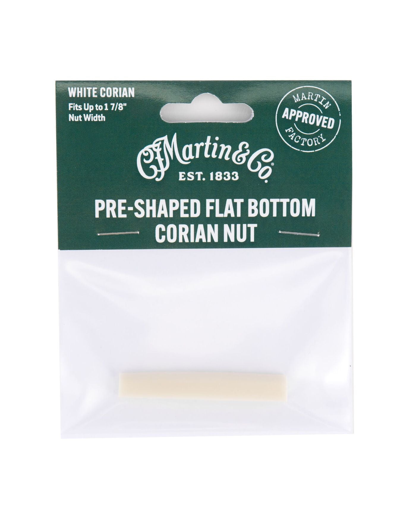 CF Martin Pre-Shaped Flat Bottom Nut - Corian