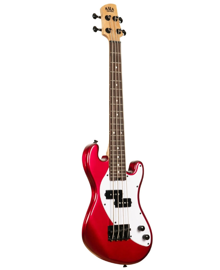 KALA Solid Body 4-String Candy Apple Red Fretted U-BASS