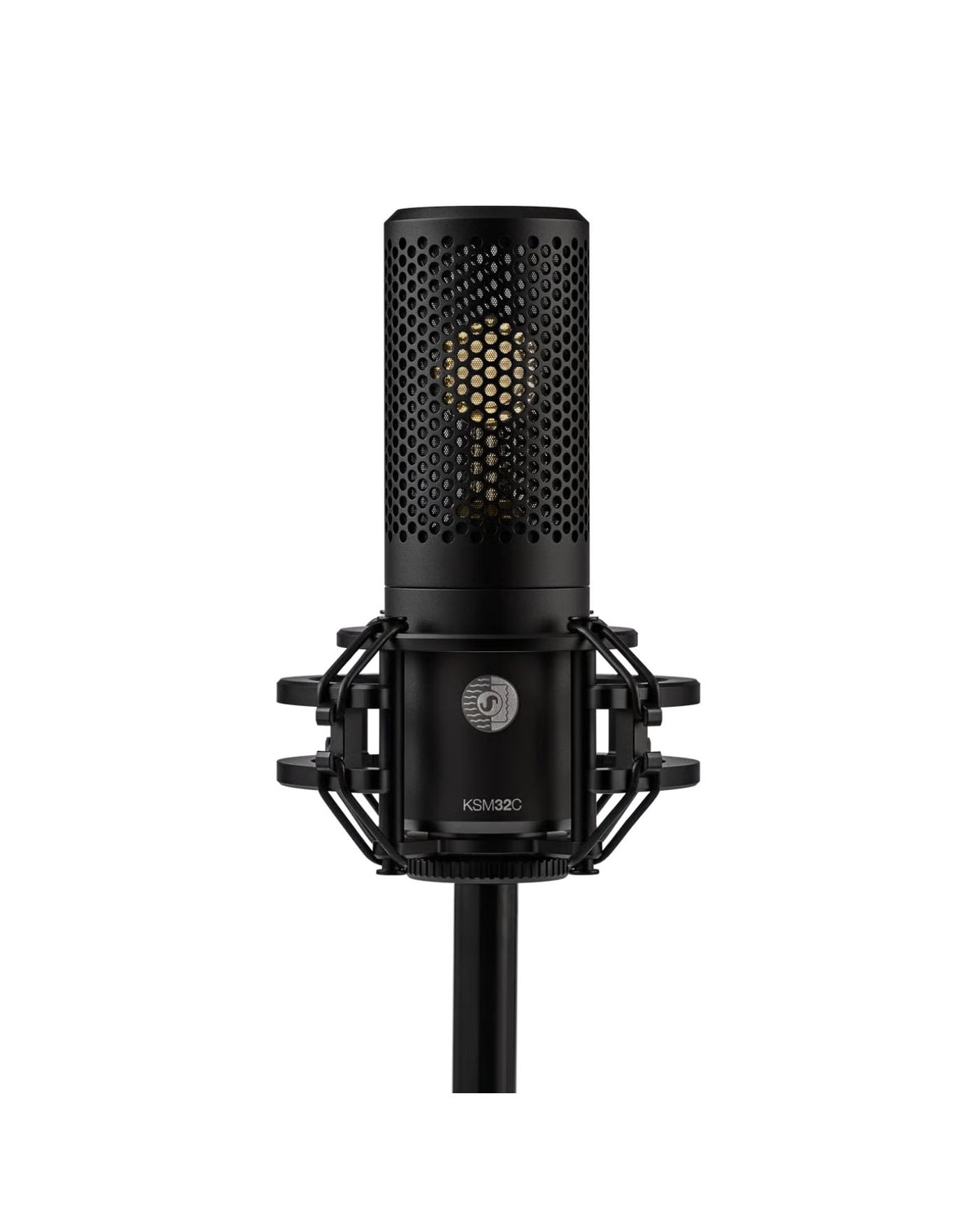 Shure KSM32C/SM Cardioid Large-Diaphragm Condenser Microphone with Shockmount and Windscreen (Charcoal)