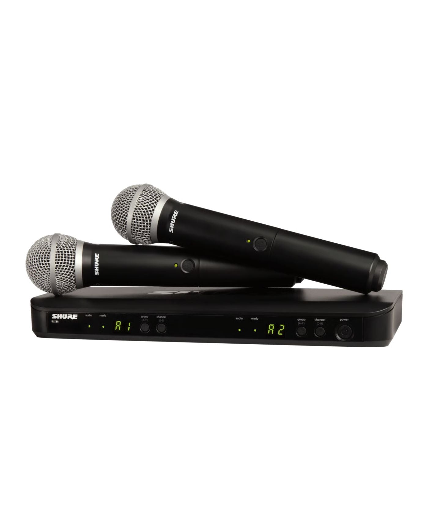 Shure BLX288/PG58-K3E Dual-Channel Wireless Handheld Microphone System