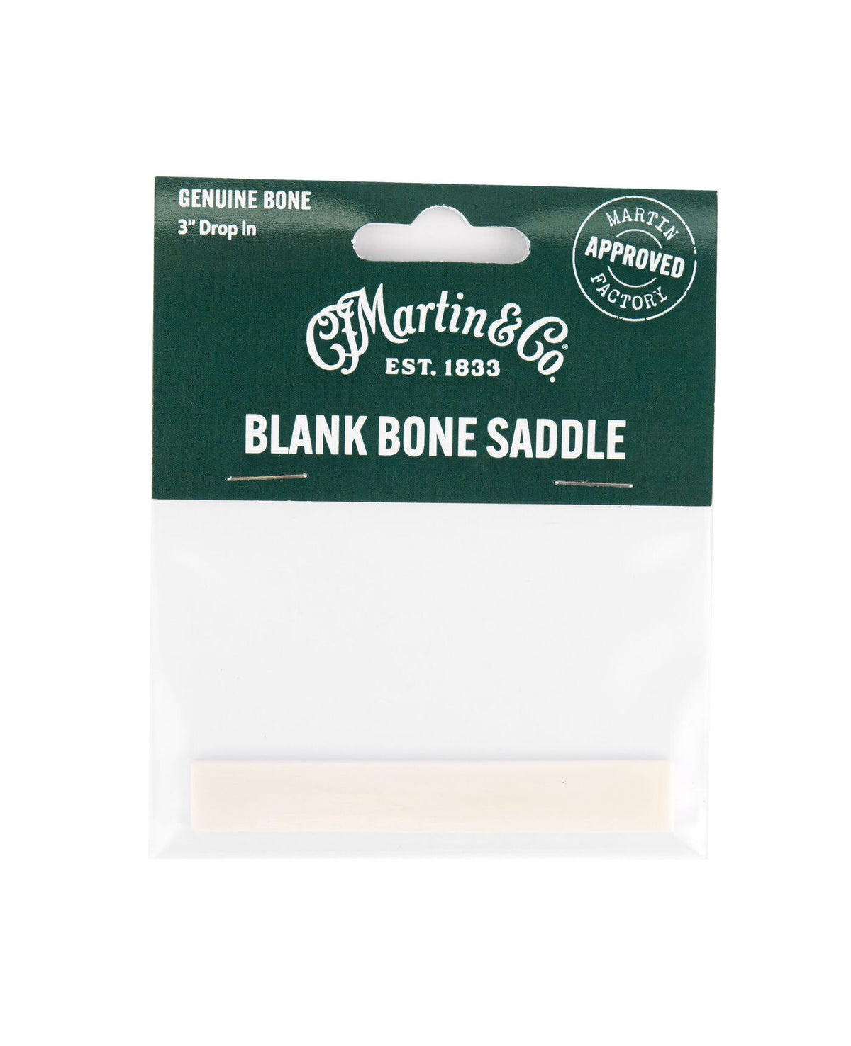 CF Martin Saddle Blank Long - Bone