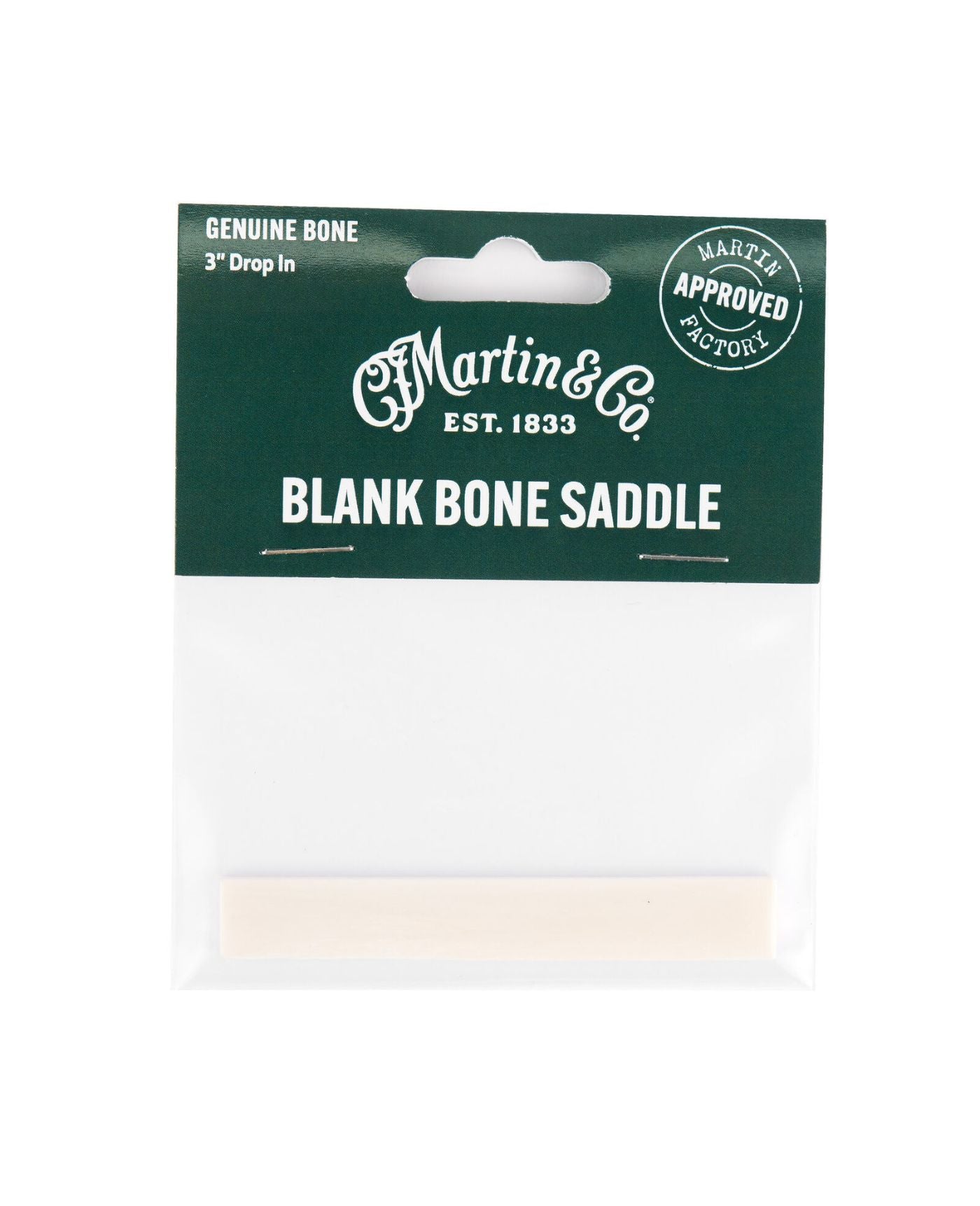 CF Martin Saddle Blank Long - Bone