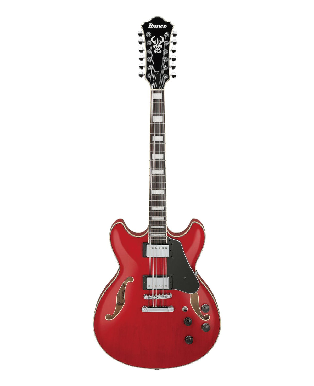 Ibanez AS Artcore AS7312 12-String Electric Guitar – Transparent Cherry Red