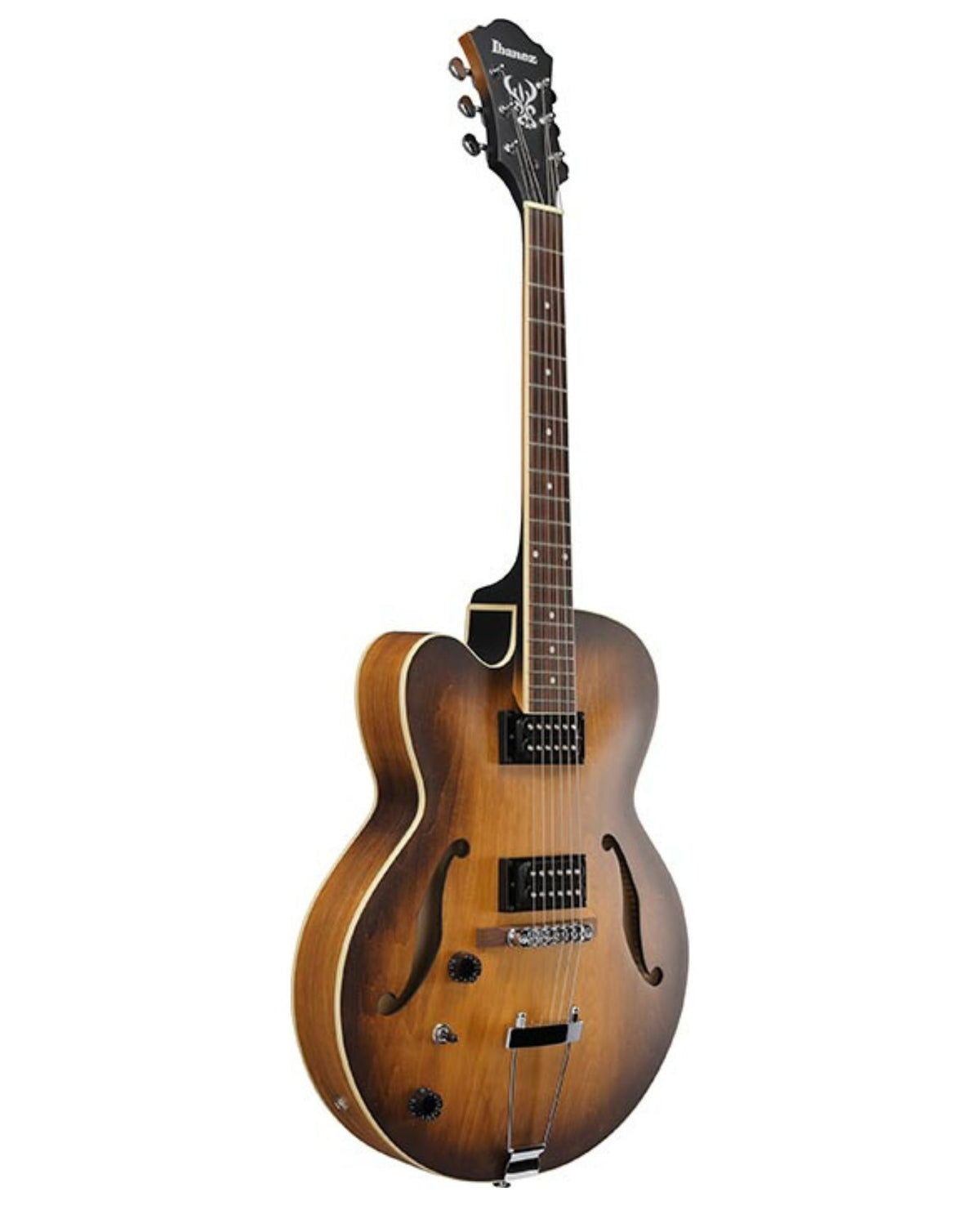 Ibanez Artcore AF55L Left-handed Hollowbody Electric Guitar - Tobacco Fade