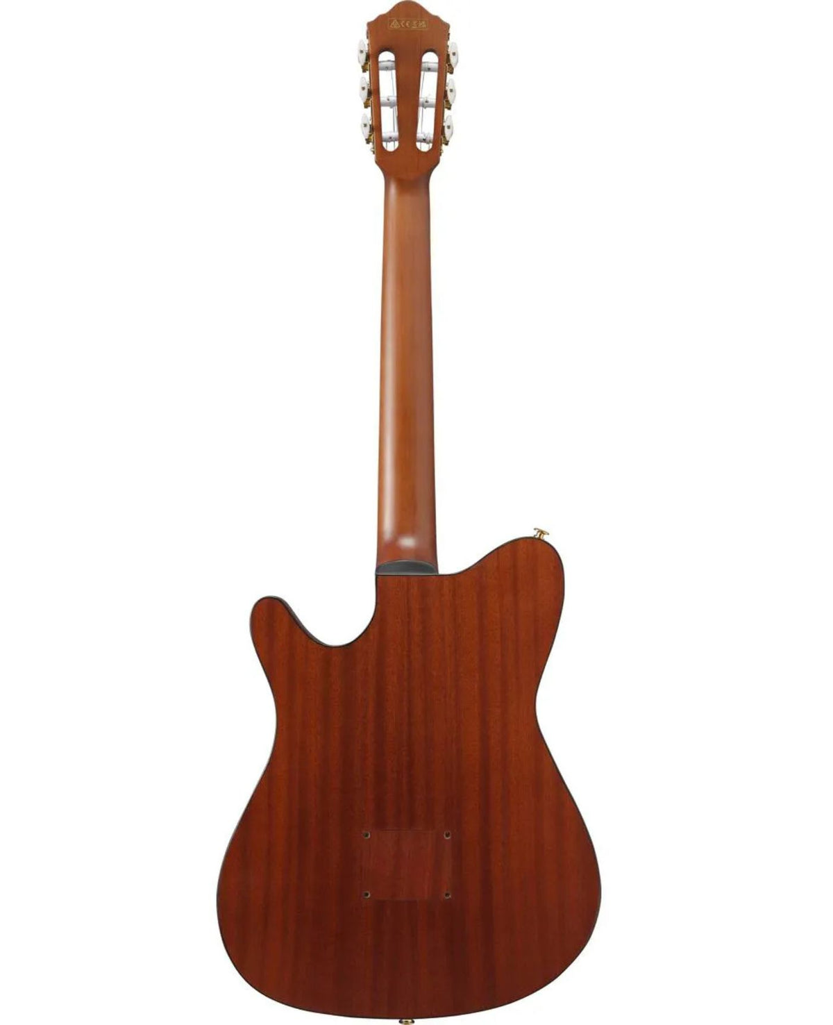 Ibanez FRH Series FRH10N Nylon String Acoustic-Electric Guitar – Brown Sunburst Flat