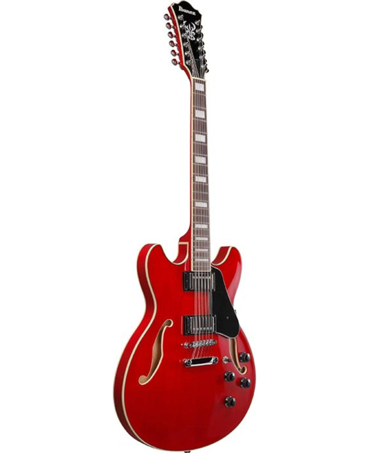 Ibanez AS Artcore AS7312 12-String Electric Guitar – Transparent Cherry Red
