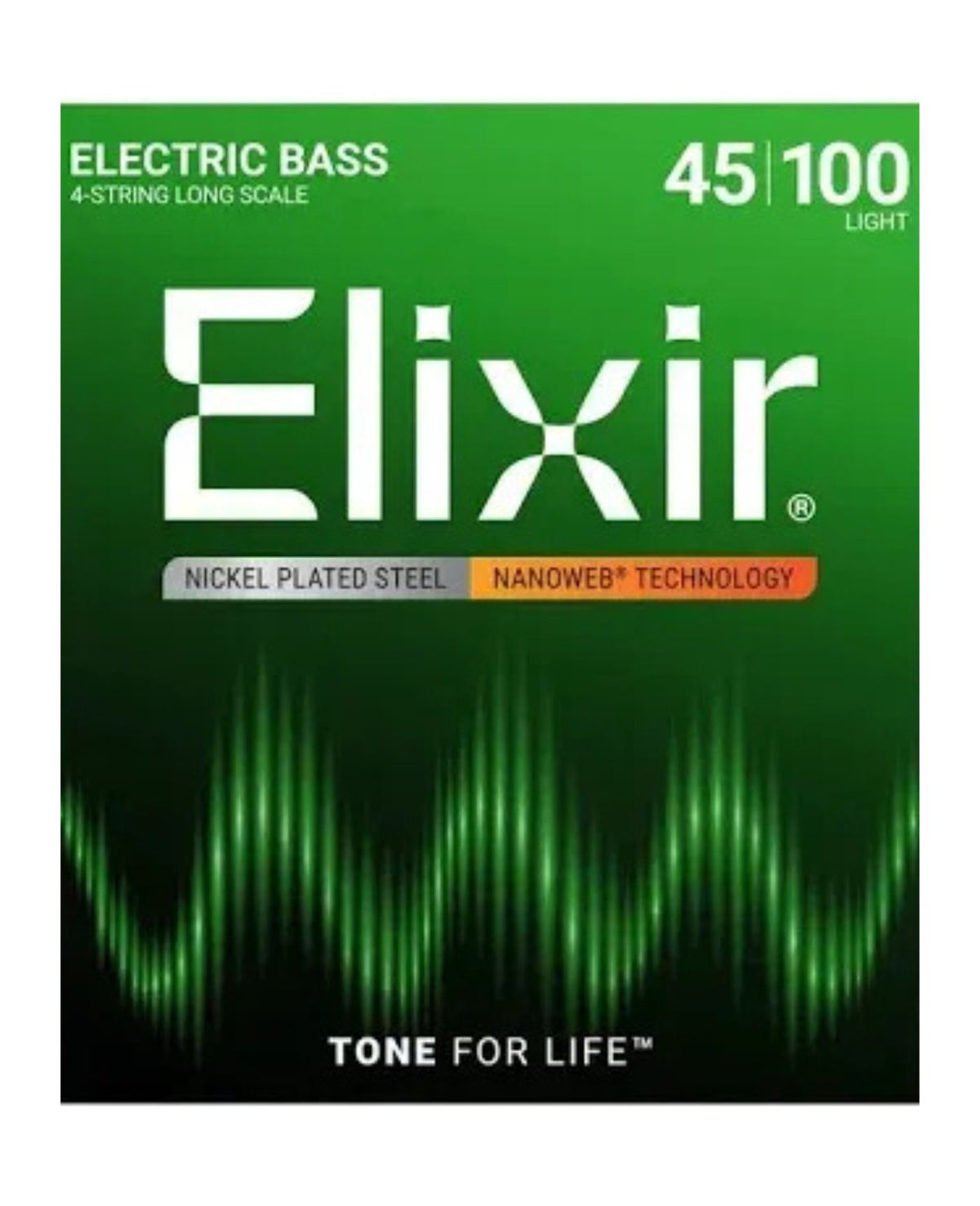Elixir Strings Nanoweb Nickel Plated Steel Bass 4-String (45-100)