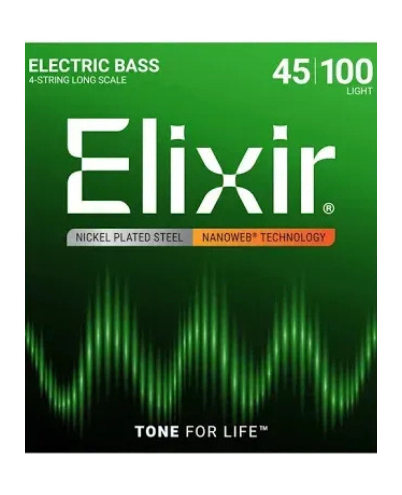 Elixir Strings Nanoweb Nickel Plated Steel Bass 4-String (45-100)
