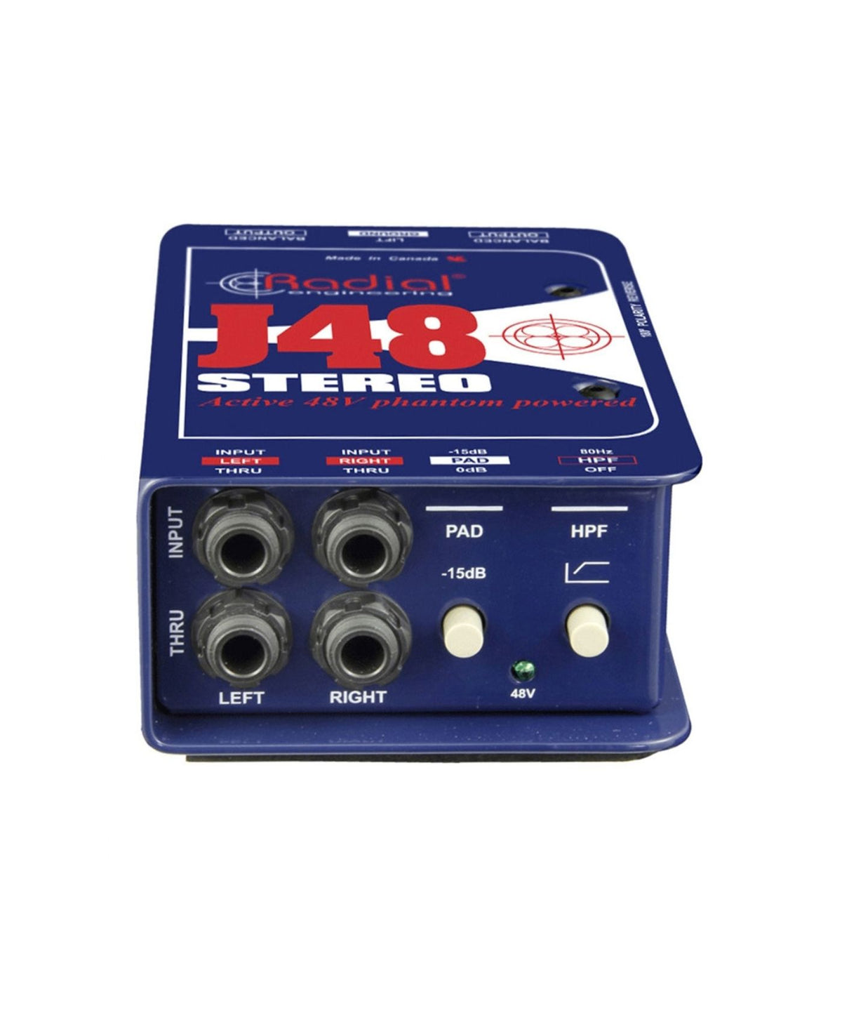 Radial J48 Stereo Active DI for Guitar &amp; Bass
